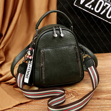 將圖片載入圖庫檢視器 JM-077 新款時尚小背包兩用寬帶斜挎包雙肩包手提單肩包 女包
