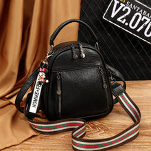 將圖片載入圖庫檢視器 JM-077 新款時尚小背包兩用寬帶斜挎包雙肩包手提單肩包 女包
