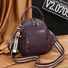 將圖片載入圖庫檢視器 JM-077 新款時尚小背包兩用寬帶斜挎包雙肩包手提單肩包 女包
