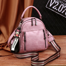 將圖片載入圖庫檢視器 JM-077 新款時尚小背包兩用寬帶斜挎包雙肩包手提單肩包 女包
