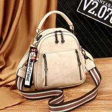 將圖片載入圖庫檢視器 JM-077 新款時尚小背包兩用寬帶斜挎包雙肩包手提單肩包 女包
