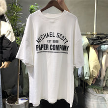 將圖片載入圖庫檢視器 WBX-Q76 韓版寬鬆短袖T夏大碼休閒打底衫學生圓領 上衣
