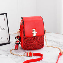 將圖片載入圖庫檢視器 JM-225 新款斜挎時尚鏈條手機包女學生夏天女士單肩小包 女包
