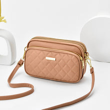 將圖片載入圖庫檢視器 JM-206 新款潮時尚夏天單肩斜挎小方包軟皮迷你三層小包 女包
