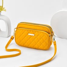 將圖片載入圖庫檢視器 JM-206 新款潮時尚夏天單肩斜挎小方包軟皮迷你三層小包 女包
