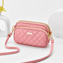 將圖片載入圖庫檢視器 JM-206 新款潮時尚夏天單肩斜挎小方包軟皮迷你三層小包 女包
