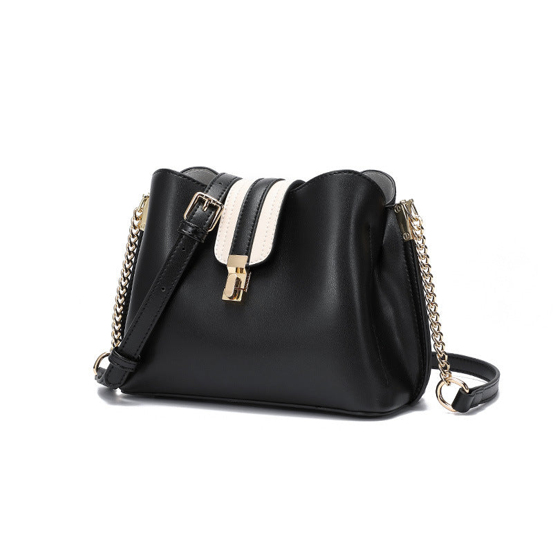 JM-293 春夏新款潮百搭斜挎女包時尚簡約單肩大容量水桶包 女包