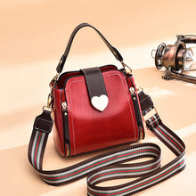 將圖片載入圖庫檢視器 JM-033 新款時尚潮韓版軟皮水桶包女士單肩斜挎 女包
