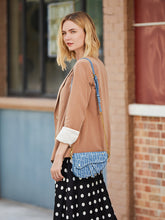 將圖片載入圖庫檢視器 JM-318 春夏新款潮小眾復古牛仔馬鞍包時尚百搭斜跨包手提包 女包
