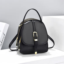 將圖片載入圖庫檢視器 JM-087 新款學生韓版簡約小包單肩多功能軟皮洋氣雙肩包女小背包 女包
