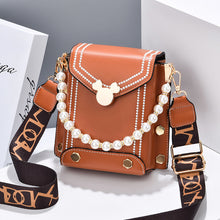將圖片載入圖庫檢視器 JM-235 新款時尚網紅撞色手機斜挎包百搭小方包 女包
