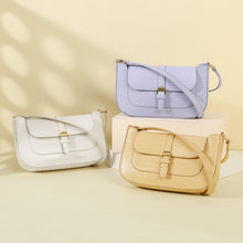 將圖片載入圖庫檢視器 JM-287 新款潮小眾設計感鱷魚紋法棍包小包百搭時尚手提 女包
