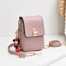 將圖片載入圖庫檢視器 JM-048 新款女包簡單大氣斜挎小包包女士時尚迷你手機包 女包
