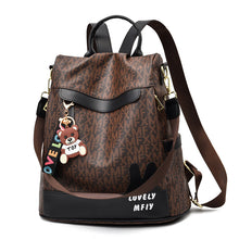 將圖片載入圖庫檢視器 JM-045 新款時尚皮潮大容量女士背包學生書包電腦包 女包
