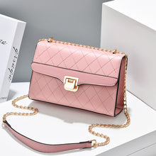 將圖片載入圖庫檢視器 JM-179 新款潮時尚斜挎包單肩小方包菱格鏈條包 女包
