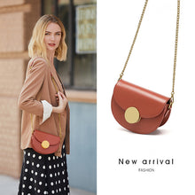 將圖片載入圖庫檢視器 JM-285 新款潮百搭ins時尚鏈條小包斜挎女包小眾設計馬鞍包 女包
