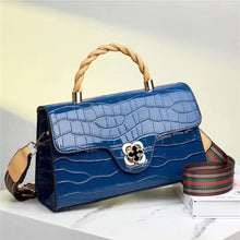 將圖片載入圖庫檢視器 JM-242 新款潮時尚洋氣斜挎單肩包鱷魚紋手提包 女包
