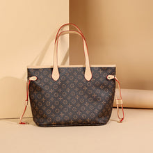 將圖片載入圖庫檢視器 JM-291 春夏通勤百搭大包時尚手提單肩老花大容量托特 女包
