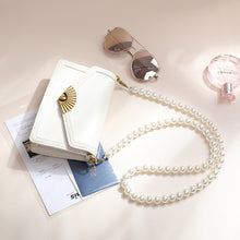 將圖片載入圖庫檢視器 JM-307 小眾單肩包夏季斜挎小包百搭珍珠鍊條復古小方包 女包
