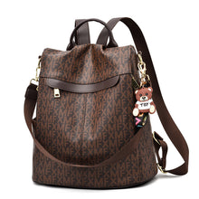 將圖片載入圖庫檢視器 JM-045 新款時尚皮潮大容量女士背包學生書包電腦包 女包
