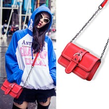 將圖片載入圖庫檢視器 JM-271 新款潮高級感洋氣百搭斜挎流行時尚鏈條網紅小包 女包
