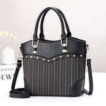 將圖片載入圖庫檢視器 JM-258 新款潮復古寬肩帶單肩包菱格大容量手提拎包 女包
