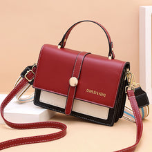 將圖片載入圖庫檢視器 JM-180 新款包包女拼色單肩撞色隨搭小包斜跨時尚 女包
