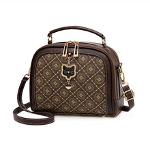 將圖片載入圖庫檢視器 JM-088 新款潮時尚手提格子小方包小眾單肩劍橋包 女包
