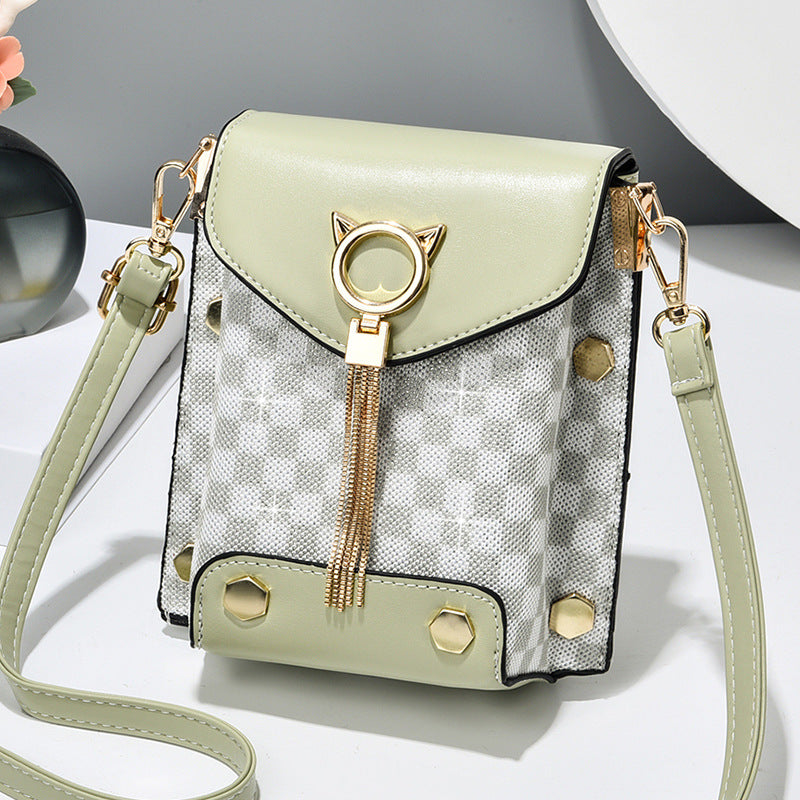 JM-149 新款斜挎包洋氣時尚小方包流行手機包 女包