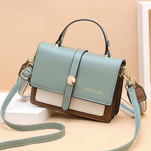 將圖片載入圖庫檢視器 JM-180 新款包包女拼色單肩撞色隨搭小包斜跨時尚 女包
