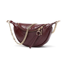 將圖片載入圖庫檢視器 JM-272 新款潮時尚百搭斜挎小眾設計腰包復古餃子包 女包
