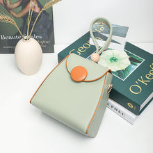 將圖片載入圖庫檢視器 JM-317 春季新款包包女小眾設計網紅百搭撞色手提粽子包單肩斜挎包 女包
