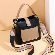 將圖片載入圖庫檢視器 JM-080 新款潮時尚寬肩帶大容量包包斜挎包單肩水桶包 女包
