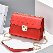 將圖片載入圖庫檢視器 JM-179 新款潮時尚斜挎包單肩小方包菱格鏈條包 女包
