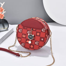 將圖片載入圖庫檢視器 JM-147 韓版新款ins時尚小圓包百搭單肩斜挎鏈條包 女包
