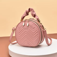 將圖片載入圖庫檢視器 JM-139-1 新款女包包單肩手提斜挎小圓包圓餅包印花夏季時尚潮 女包
