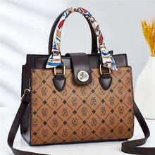 將圖片載入圖庫檢視器 JM-135 韓版時尚印花包復古單肩水桶包絲巾包手提包 女包
