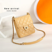 將圖片載入圖庫檢視器 JM-279 新款潮百搭單肩包時尚小包小眾設計感菱格鏈條包 女包
