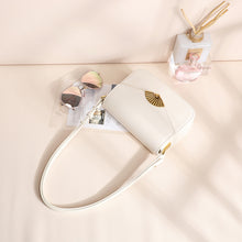 將圖片載入圖庫檢視器 JM-315 夏季質感小方包女單肩包法國復古小眾設計扇形扣斜挎包 女包
