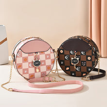 將圖片載入圖庫檢視器 JM-147 韓版新款ins時尚小圓包百搭單肩斜挎鏈條包 女包
