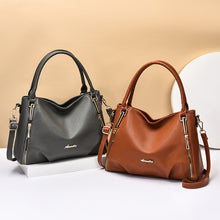 將圖片載入圖庫檢視器 JM-247 新款時尚大包單肩斜跨包軟皮手提大容量包 女包
