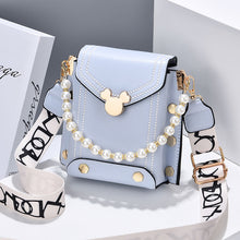 將圖片載入圖庫檢視器 JM-235 新款時尚網紅撞色手機斜挎包百搭小方包 女包
