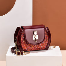 將圖片載入圖庫檢視器 JM-193 新款時尚斜挎包女洋氣單肩包菱格鏈條包 女包
