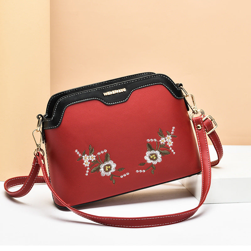 JM-221 新款女士軟皮單肩包斜挎包 女包