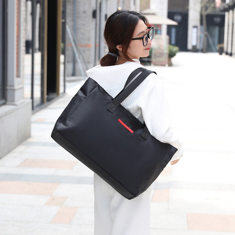 JM-259 防水健身包行李袋短途小容量手提旅行包男女生加厚尼龍布包 女包