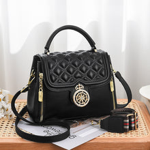 將圖片載入圖庫檢視器 JM-085 新款小眾休閒小方包洋氣菱格單肩包時尚斜挎包手提包 女包

