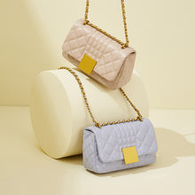 將圖片載入圖庫檢視器 JM-276 新款潮小包小香風時尚菱格鏈條包百搭斜挎 女包
