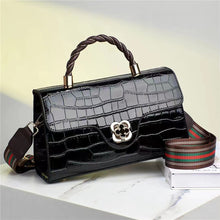 將圖片載入圖庫檢視器 JM-242 新款潮時尚洋氣斜挎單肩包鱷魚紋手提包 女包
