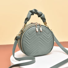 將圖片載入圖庫檢視器 JM-139-1 新款女包包單肩手提斜挎小圓包圓餅包印花夏季時尚潮 女包
