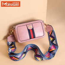 將圖片載入圖庫檢視器 JM-275 新款百搭斜挎女包時尚大氣寬肩帶相機小包小方包 女包
